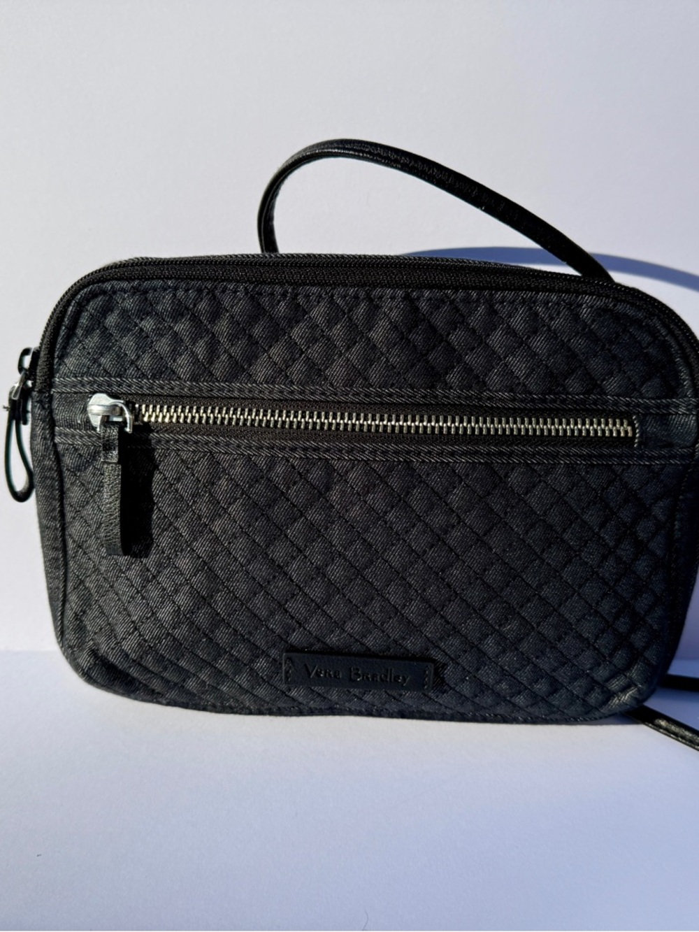 Vera Bradley Black Quilted Crossbody Bag